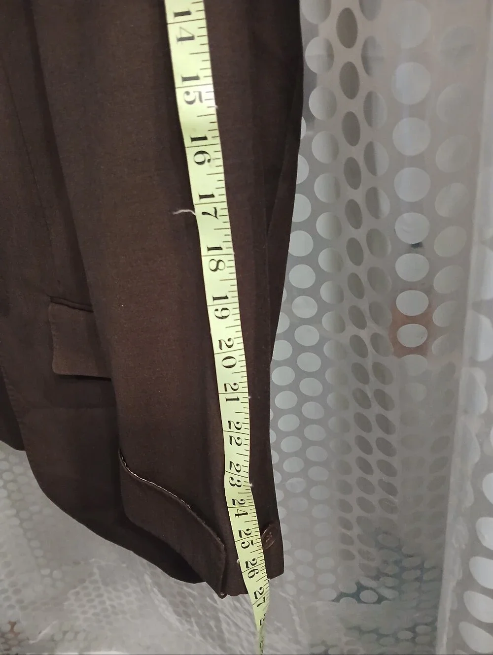 Steve Harvey Tv Collection Men's 42L Brown Single-Breasted Suit Jacket. FF#474
